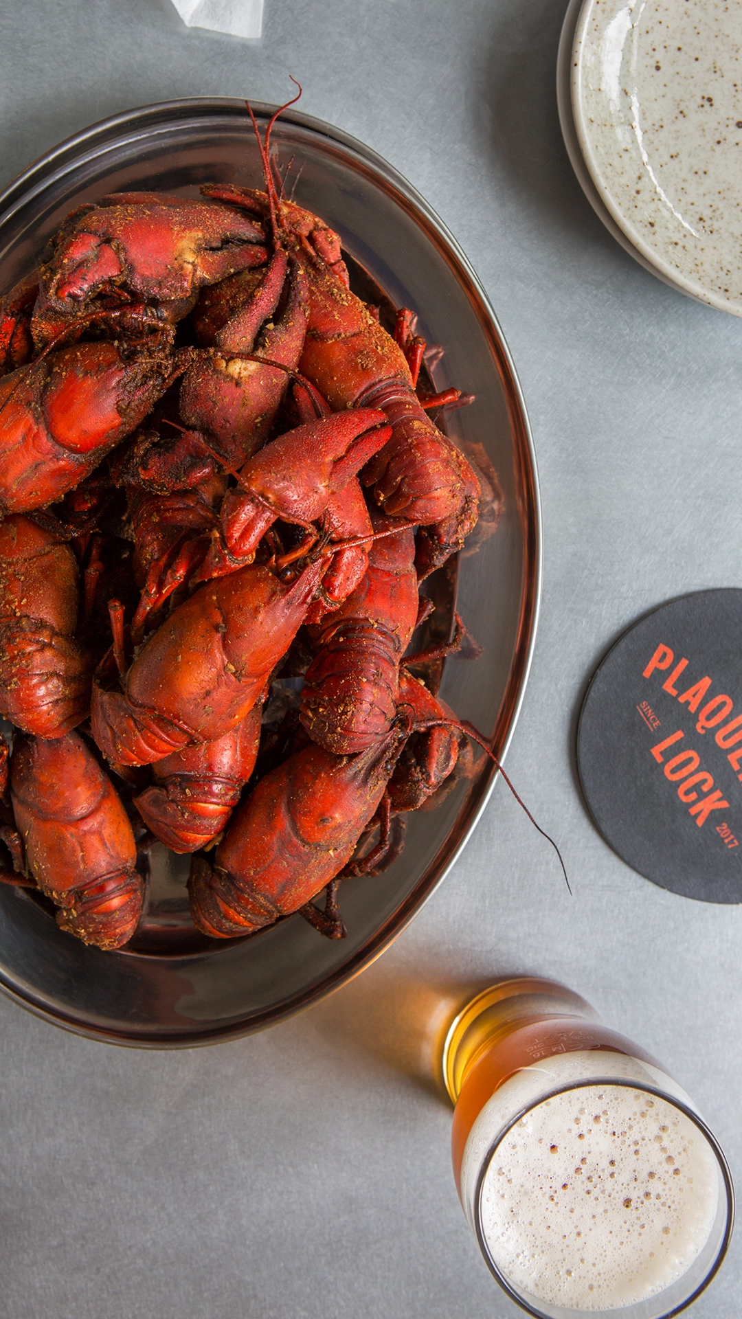 Authentic Louisiana crawfish boil served in Islington with Creole Cajun seasoning