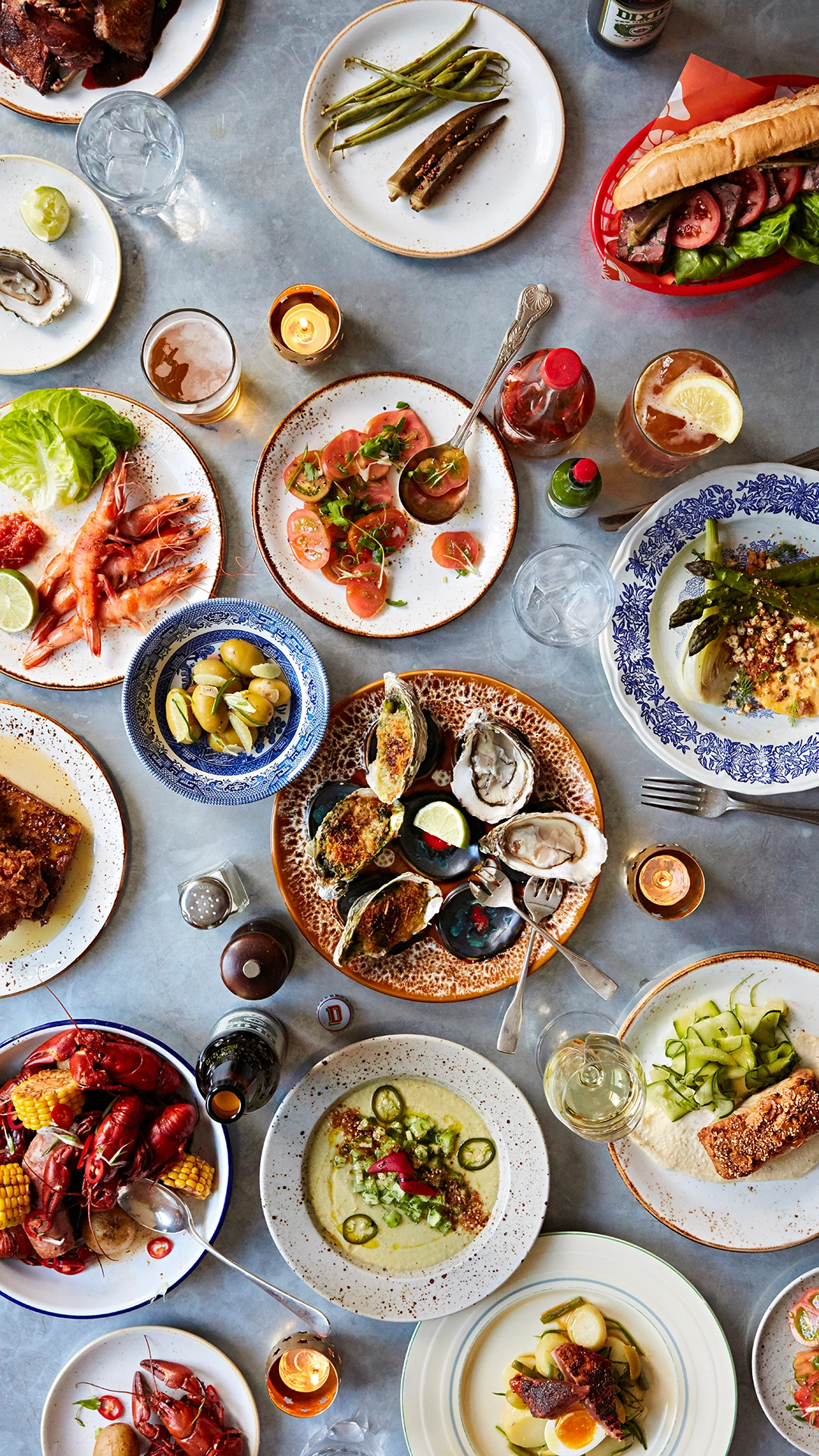 Private dining seafood feast for groups in an Islington restaurant